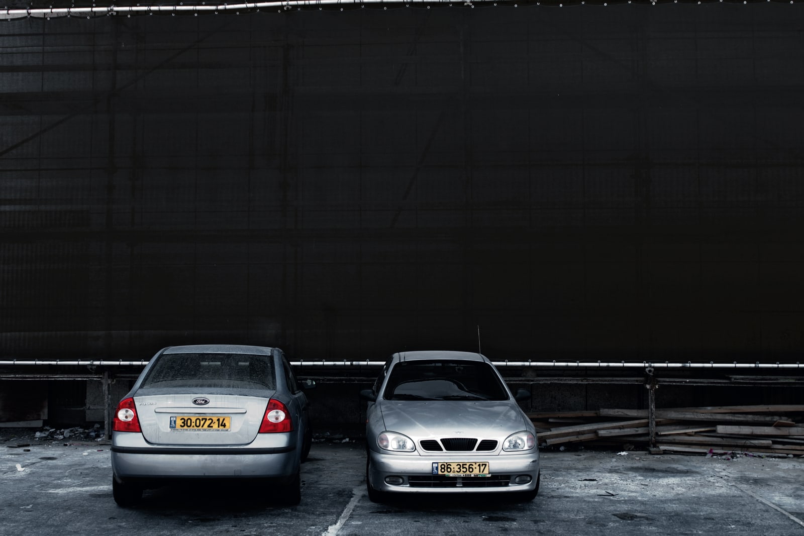 Untitled (Two Cars, Tel Aviv) 2009 Lambda print, 60X90 cm